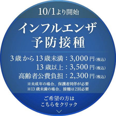 インフルエンザ予防接種